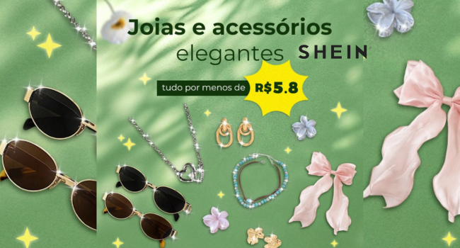 Joias e acessórios elegantes